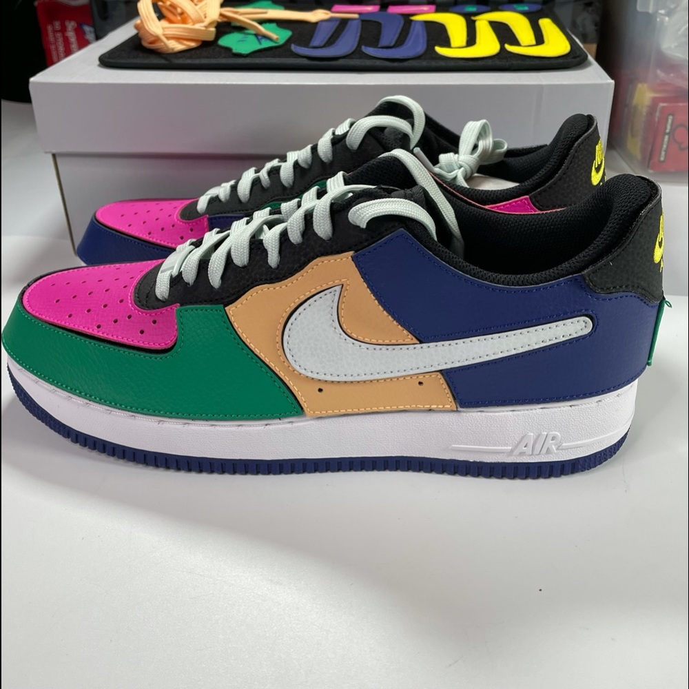 Nike Air Force 1 of 1 Mens Size 10 Sneakers Velcro - Picture 2 of 12